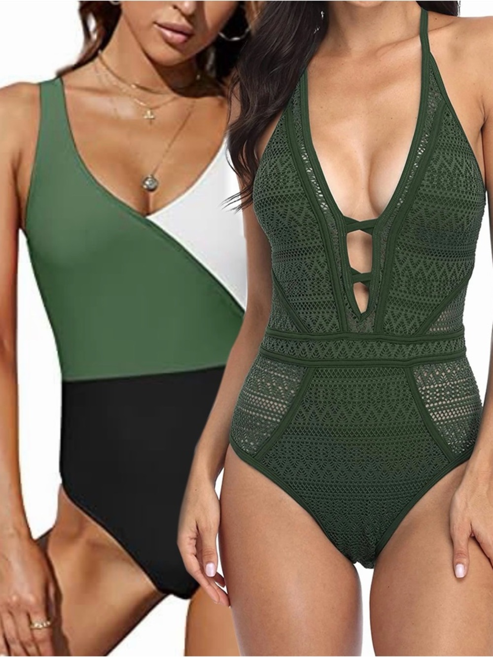 BUNDLE (2) Women’s One Piece Swimsuits